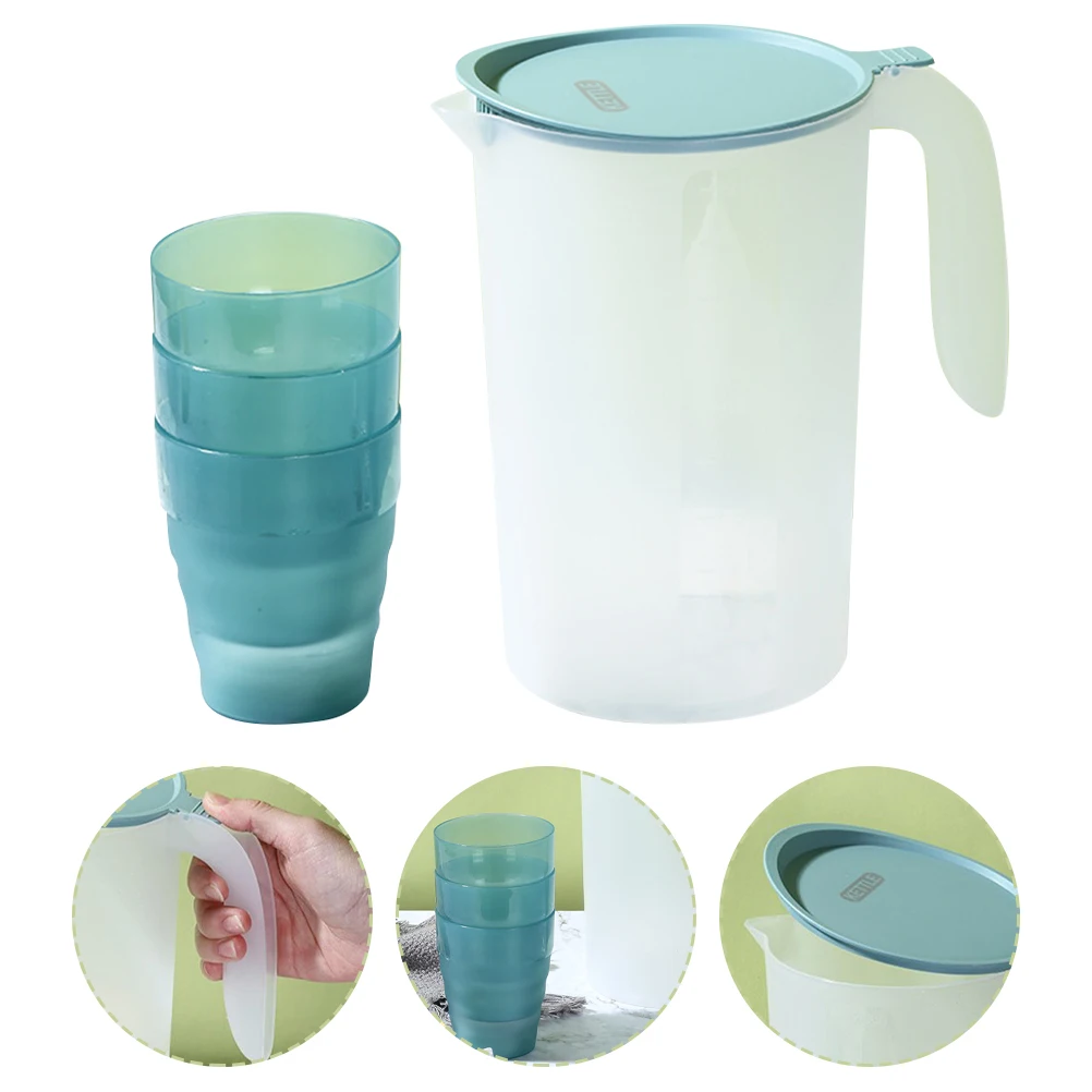 Cold Water Kettle Set Large Capacity Portable Handle Material Suitable Home Hotel Office Party Picnic BBQ Gathering
Cold Water Kettle Set Large Capacity Portable Handle Material Suitable Home Hotel Office Party Picnic BBQ Gathering