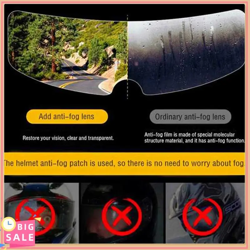 Better-Universal Type Motorcycle Helmet Anti-Rain Anti-Fog Film Electric Car Half-Helmet Anti-Fog Lens Patch Accessories
Better-Universal Type Motorcycle Helmet Anti-Rain Anti-Fog Film Electric Car Half-Helmet Anti-Fog Lens Patch Accessories
