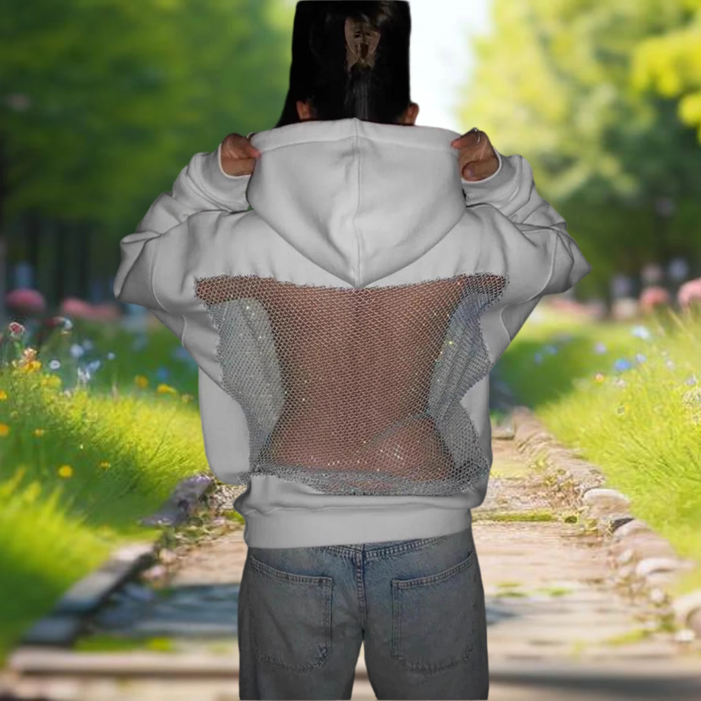 Американский стильный повседневный худи для девушек, свободный крой, длинный рукав, женский топ с вырезами на спине, удобный свитшот
Американский стильный повседневный худи для девушек, свободный крой, длинный рукав, женский топ с вырезами на спине, удобный свитшот