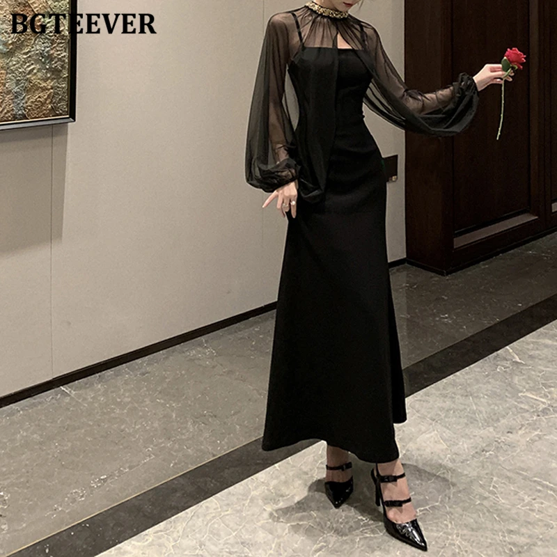 BGTEEVER Autumn Winter Fashion Women 2 Pieces Set Long Sleeve Shawl & Skinny Package Hip Sleeveless Dress Ladies Party Dress
BGTEEVER Autumn Winter Fashion Women 2 Pieces Set Long Sleeve Shawl & Skinny Package Hip Sleeveless Dress Ladies Party Dress