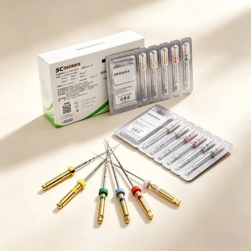 6Pcs/Pack SOCO Endodontic NiTi Files – Heat-Activated Root Canal Treatment Instruments for Dentistry
6Pcs/Pack SOCO Endodontic NiTi Files – Heat-Activated Root Canal Treatment Instruments for Dentistry