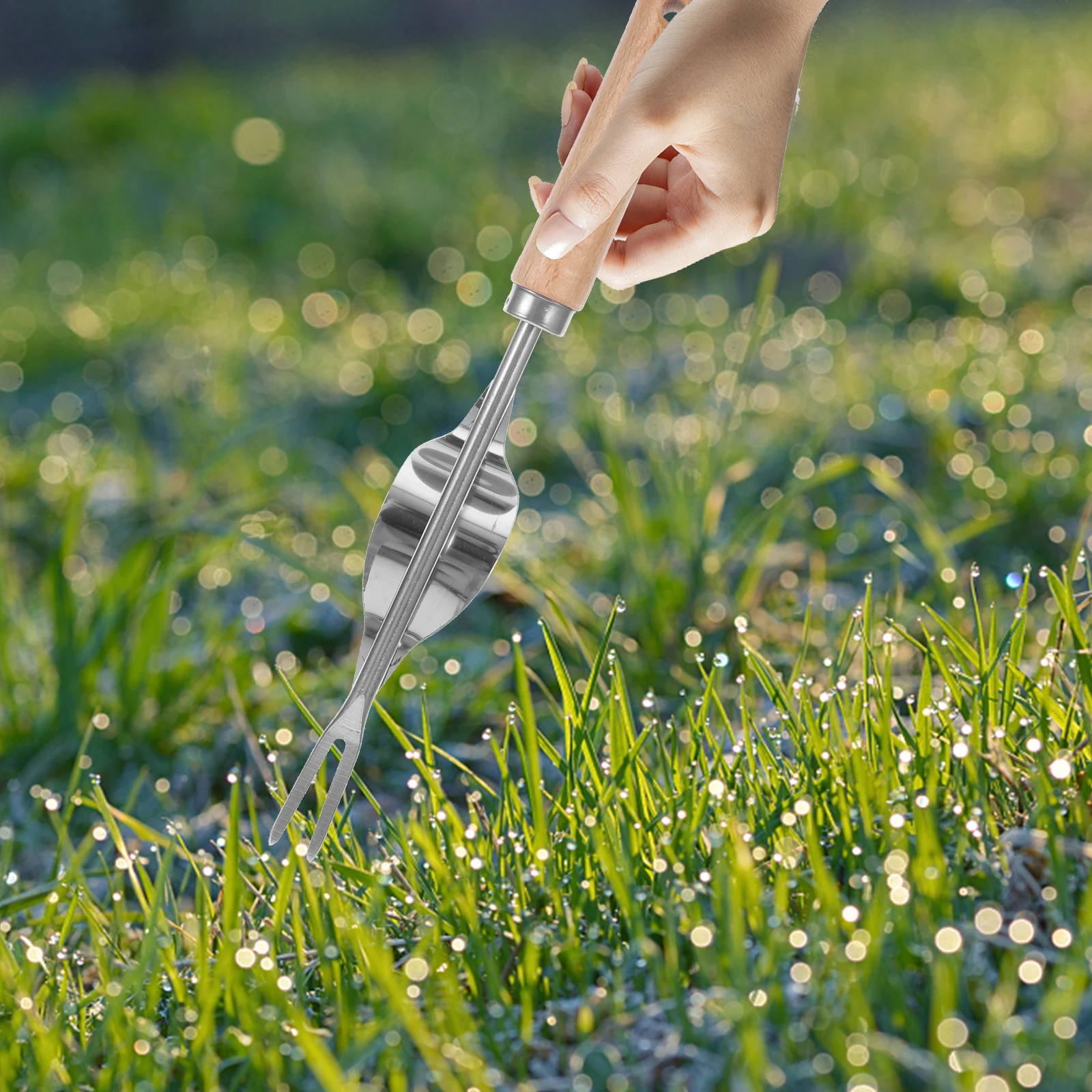 Stainless Steel Weeding Fork Ergonomic H Lightweight Portable Garden Tool Manual Weed Puller Household Broom
Stainless Steel Weeding Fork Ergonomic H Lightweight Portable Garden Tool Manual Weed Puller Household Broom