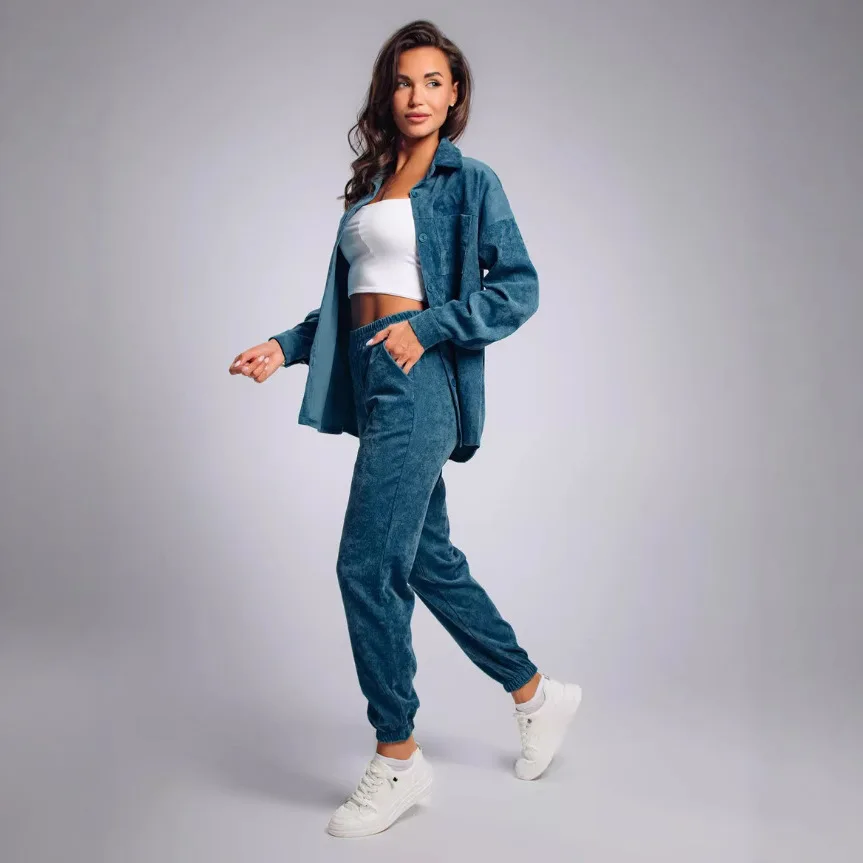 Winter Women Suit For Autumn 2025 Fashion Ladies Loose Blouse Two Piece Sets Outfits Autumn Pant Sets
Winter Women Suit For Autumn 2025 Fashion Ladies Loose Blouse Two Piece Sets Outfits Autumn Pant Sets