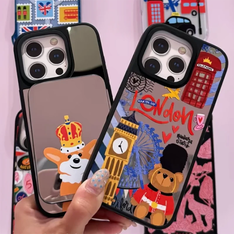 Cartoon London Street View Mirror Surface Magnetic Phone Case Cover for IPhone 12 13 14 15 16 17 Pro Max Case for IPhone 17 Air
Cartoon London Street View Mirror Surface Magnetic Phone Case Cover for IPhone 12 13 14 15 16 17 Pro Max Case for IPhone 17 Air