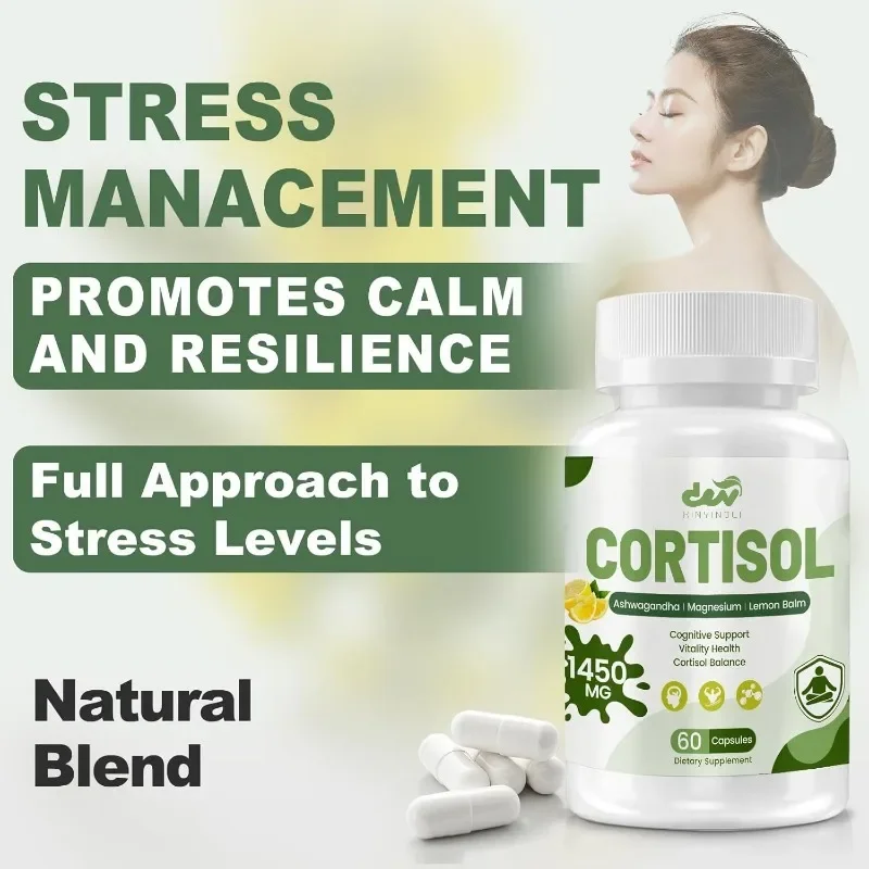 Добавка Cortisol, содержащая магний для поддержки Cortisol и релаксации, управления стрессом - 60 капсул
Добавка Cortisol, содержащая магний для поддержки Cortisol и релаксации, управления стрессом - 60 капсул