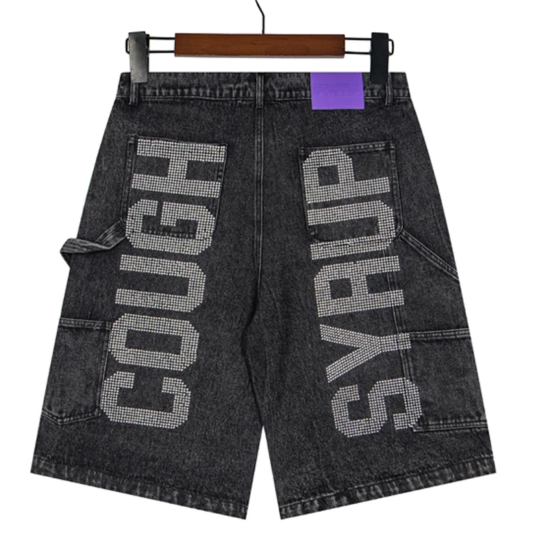 High Quality THAT'S A AWFUL LOT OF COUGH SYRUP Denim Shorts Retro Casual Loose Rhinestone Jeans
High Quality THAT'S A AWFUL LOT OF COUGH SYRUP Denim Shorts Retro Casual Loose Rhinestone Jeans