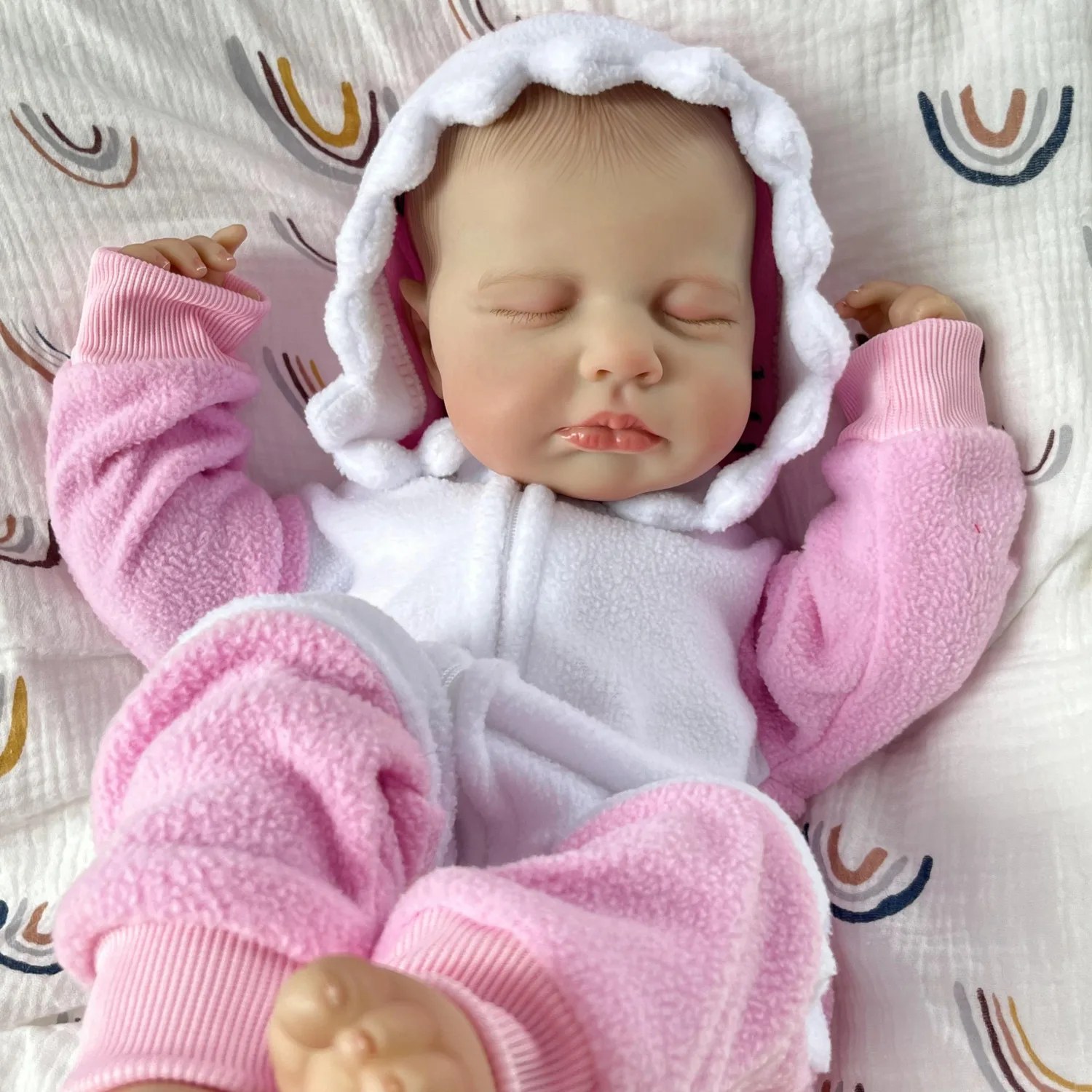 BZDOLL 19Inch 3D Skin With Visible Veins 48CM Reborn Baby Toy For Kids Vinyl Limbs Cloth Body Babies Doll Lifelike Handmade Gift
BZDOLL 19Inch 3D Skin With Visible Veins 48CM Reborn Baby Toy For Kids Vinyl Limbs Cloth Body Babies Doll Lifelike Handmade Gift