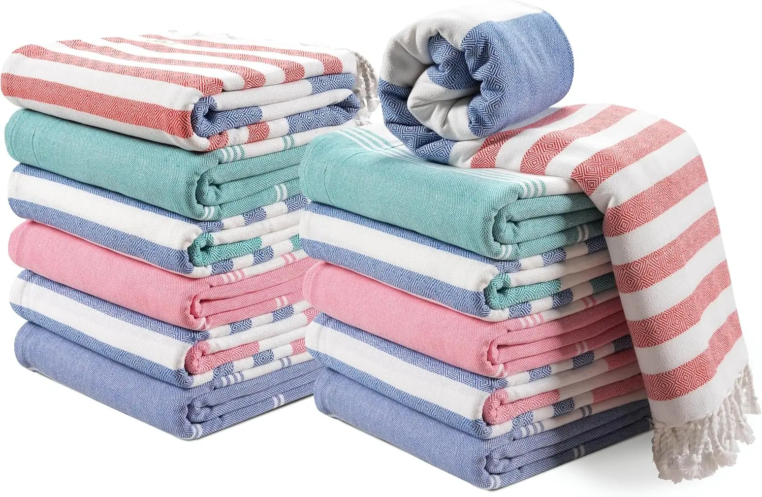 12 Pack Oversized Beach Towels, Quick Dry & Soft, 39x71 Inches for Adults Pool Travel
12 Pack Oversized Beach Towels, Quick Dry & Soft, 39x71 Inches for Adults Pool Travel