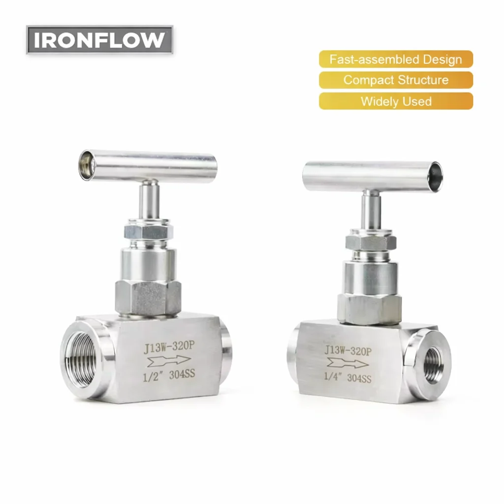 1/4'' 3/8'' 1/2'' 3/4'' 1'' BSP Female High Pressure Stainless Steel 304 Needle Globe Shut Off Valve J13W-320P Type
1/4'' 3/8'' 1/2'' 3/4'' 1'' BSP Female High Pressure Stainless Steel 304 Needle Globe Shut Off Valve J13W-320P Type