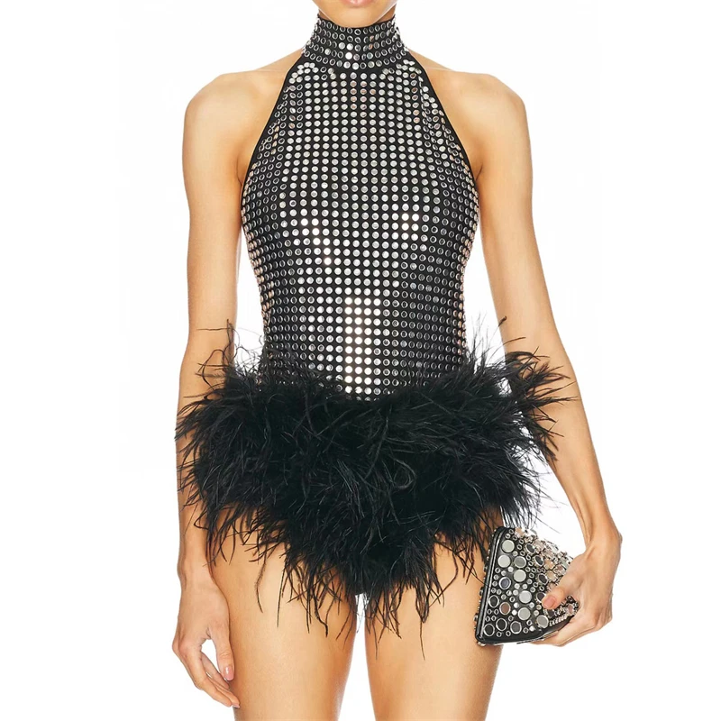y2k high-quality fashionable and casual round-neck stretchable and slimming metal sequin jumpsuit 2025 summer new sleeveless top
y2k high-quality fashionable and casual round-neck stretchable and slimming metal sequin jumpsuit 2025 summer new sleeveless top