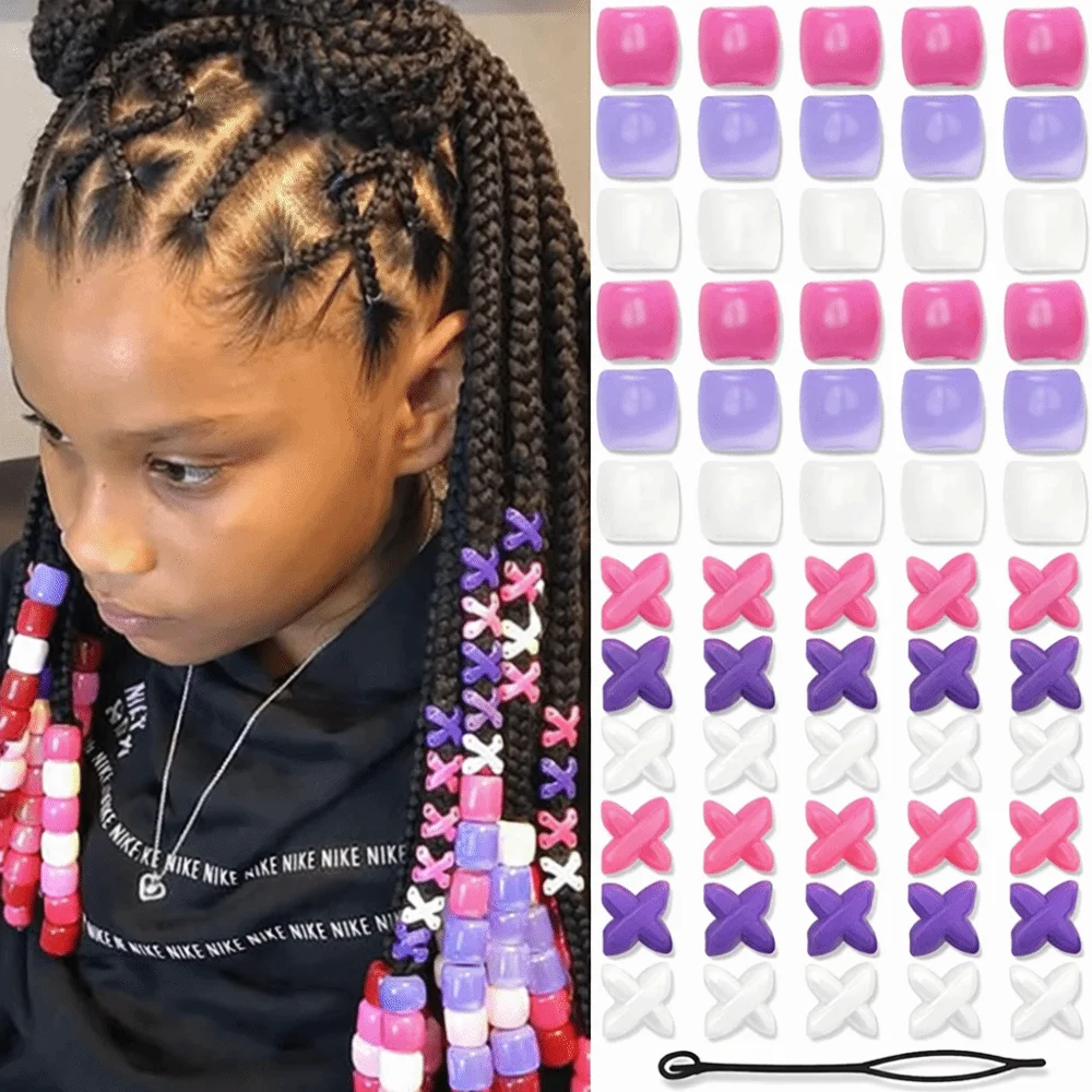 DIY Colorful Hair Beads Kits Love Heart Mixed Shapes Acrylic Dreadlock Beads Hair Accessories Multi-Color
DIY Colorful Hair Beads Kits Love Heart Mixed Shapes Acrylic Dreadlock Beads Hair Accessories Multi-Color