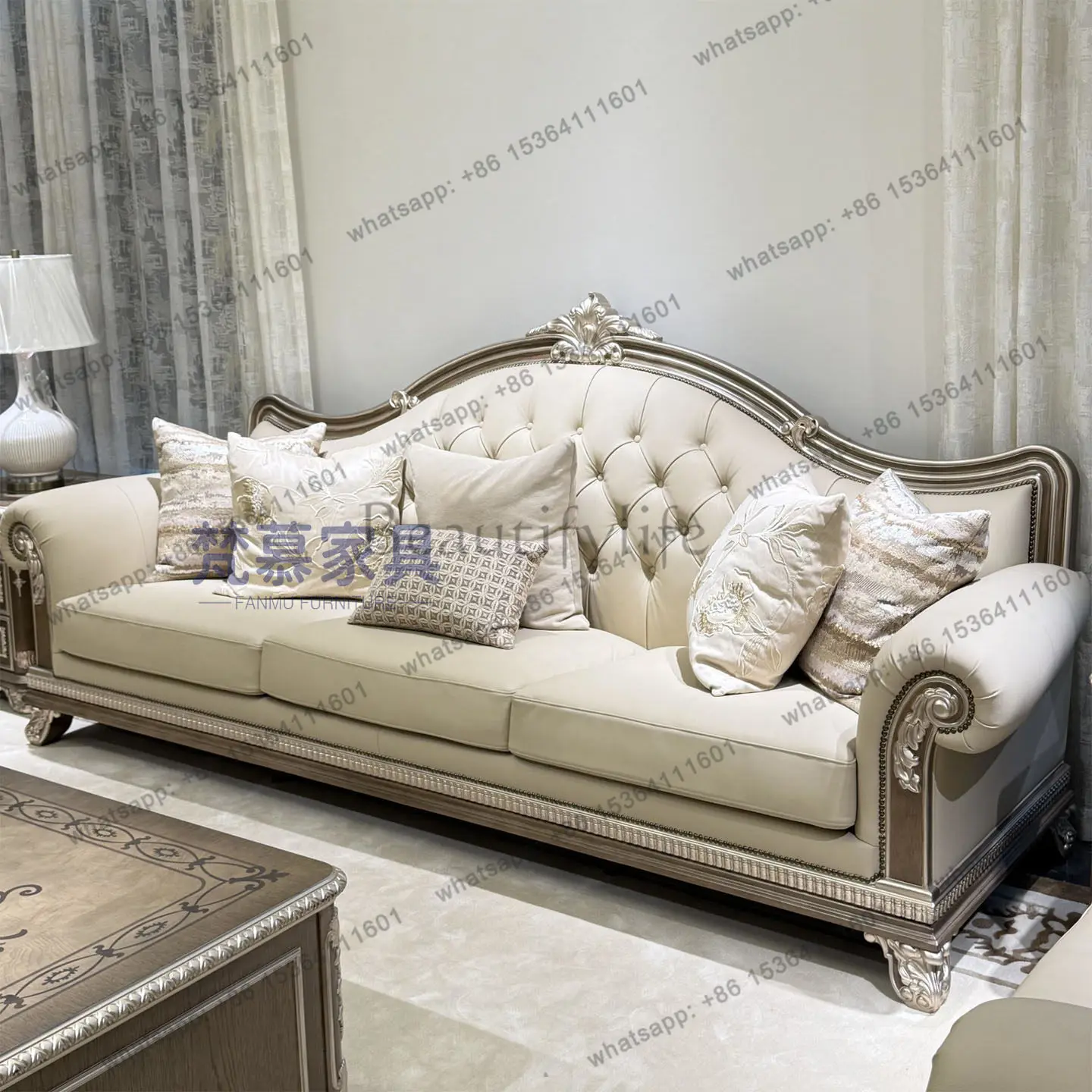 yj32 Light luxury solid wood carving flower sofa French court style living room villa luxury sofa
yj32 Light luxury solid wood carving flower sofa French court style living room villa luxury sofa