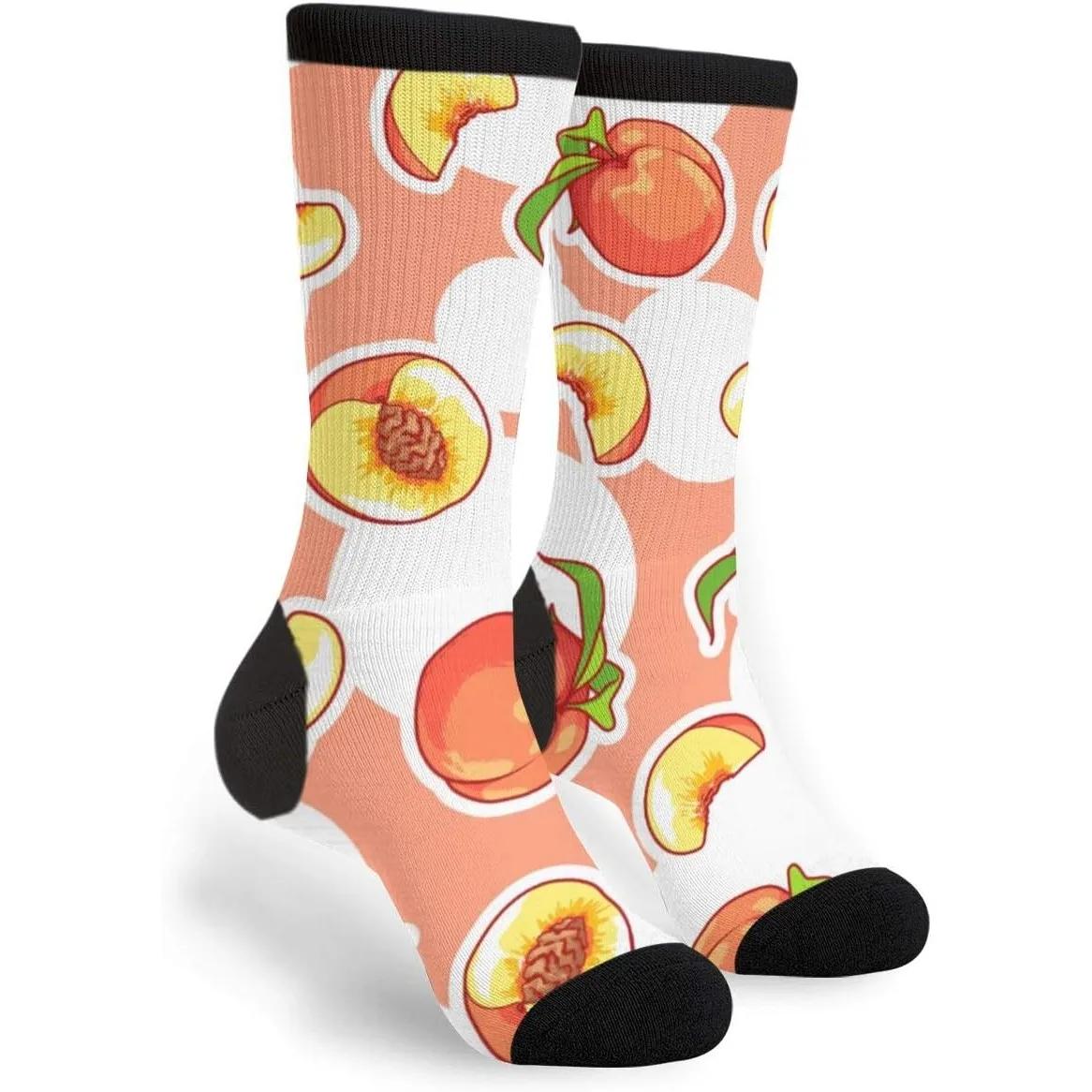Seamless Peach Unisex Adult Fun Cool 3D Print Colorful Athletic Sport Novelty Crew Tube Socks
Seamless Peach Unisex Adult Fun Cool 3D Print Colorful Athletic Sport Novelty Crew Tube Socks
