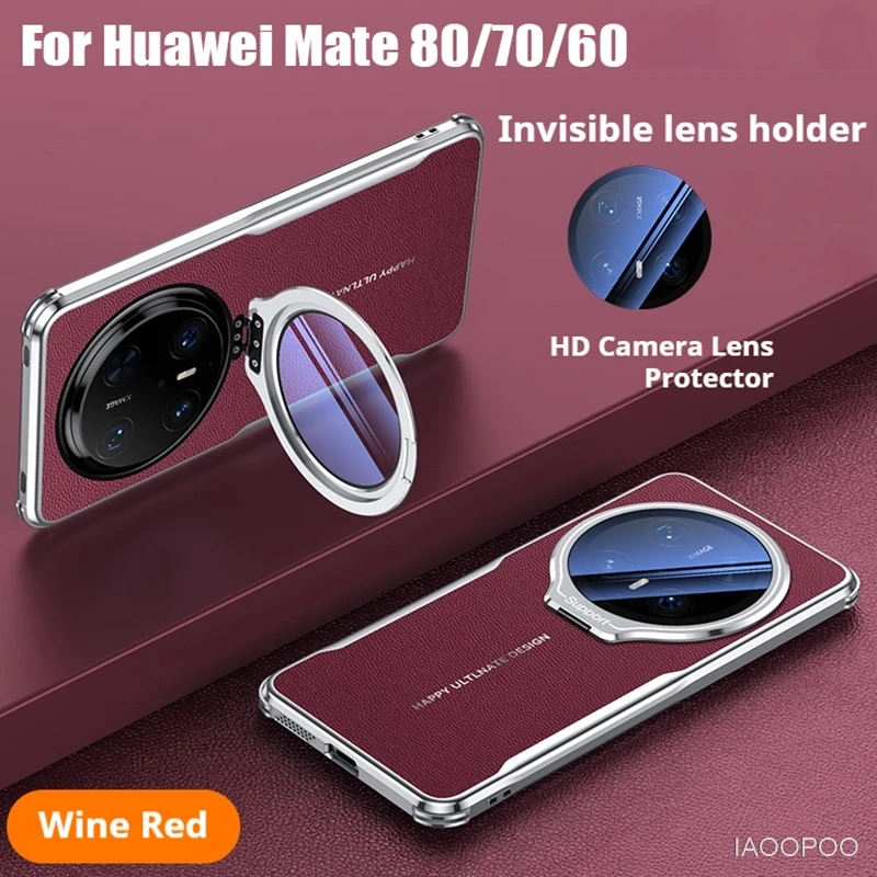 Leather Back Electroplated Soft TPU Case For HUAWEI Mate 80 Pro Max Mate 70 60 Pro Plus RS Camera Glass Film Hidden Bracket
Leather Back Electroplated Soft TPU Case For HUAWEI Mate 80 Pro Max Mate 70 60 Pro Plus RS Camera Glass Film Hidden Bracket