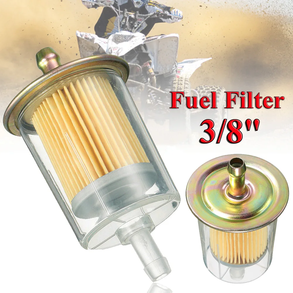 New 1pcs 3/8" Fuel Filters Industrial Universal Motorcycle RV's Inline Gas Fuel Line accessories
New 1pcs 3/8" Fuel Filters Industrial Universal Motorcycle RV's Inline Gas Fuel Line accessories