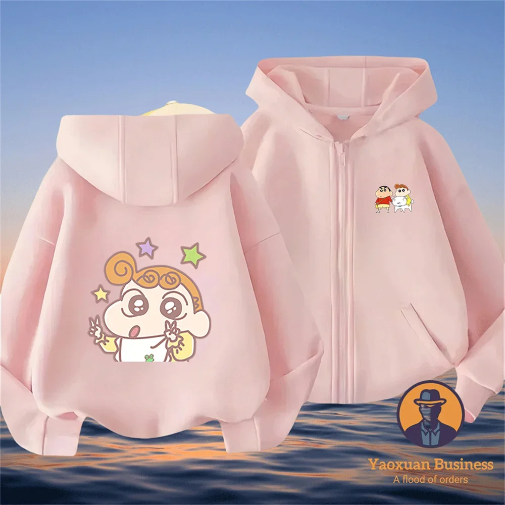 Classic Cartoon Pure Cotton Crayon Shin Chan Zipper Hoodie Autumn Winter Kawaii Kidswear
Classic Cartoon Pure Cotton Crayon Shin Chan Zipper Hoodie Autumn Winter Kawaii Kidswear