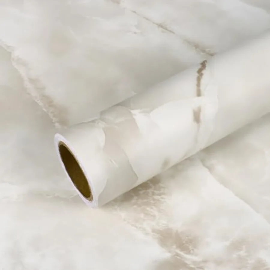 Wide Cream Onyx Marble Countertop Contact Paper Waterproof Kitchen Countertop Peel and Stick Marble Contact Paper 32''x118'' Th
Wide Cream Onyx Marble Countertop Contact Paper Waterproof Kitchen Countertop Peel and Stick Marble Contact Paper 32''x118'' Th