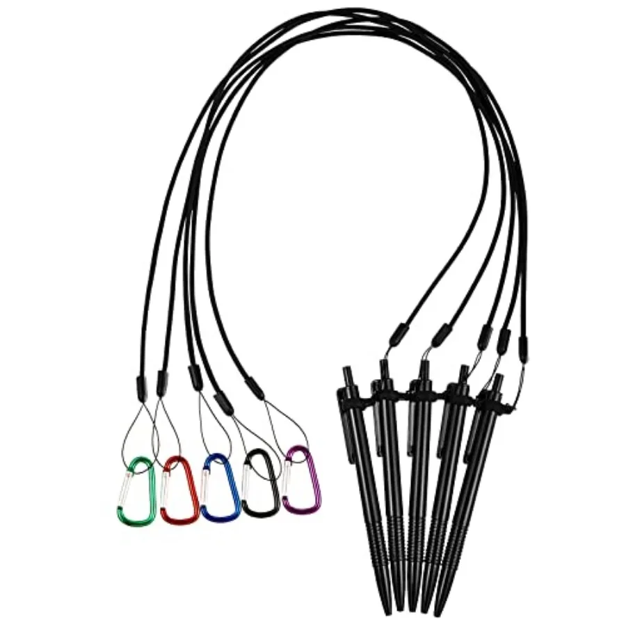 5 Sets 24 Inch Pen Leash Tether for Clipboard Lanyard Holder Anti-Lost Pen Holder with Silicone Ring, Stylus Tether for Tablet
5 Sets 24 Inch Pen Leash Tether for Clipboard Lanyard Holder Anti-Lost Pen Holder with Silicone Ring, Stylus Tether for Tablet