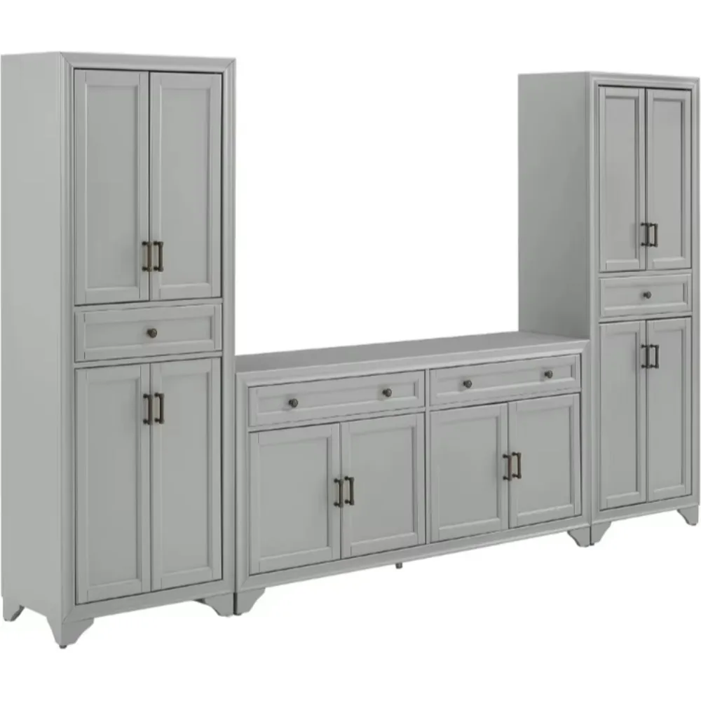 Tara 3 Piece Sideboard & Sideboard Set, Modern Farmhouse Design Complements Traditional Décor 15"D x 108.5"W x 67.75"H
Tara 3 Piece Sideboard & Sideboard Set, Modern Farmhouse Design Complements Traditional Décor 15"D x 108.5"W x 67.75"H