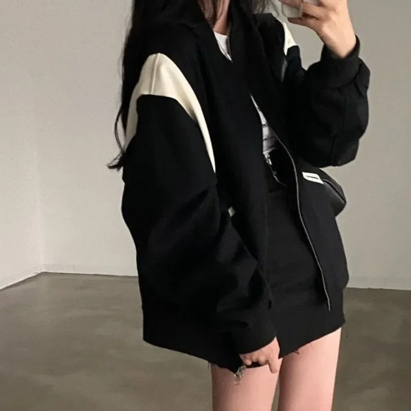 Autumn Winter Korean Fashion Zip Up Hoodie Women Y2k Harajuku Vintage Oversized Loose Zipper Jackets Sweatshirts Coat
Autumn Winter Korean Fashion Zip Up Hoodie Women Y2k Harajuku Vintage Oversized Loose Zipper Jackets Sweatshirts Coat