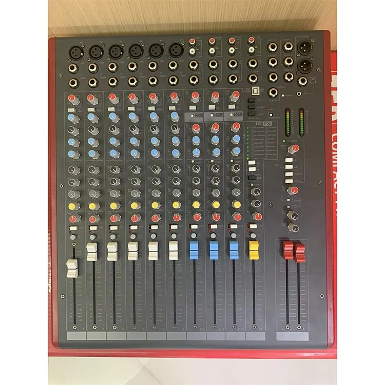 ZED-12FX Professional 12 Channel Sound Audio Mixer 3-band EQ With Sweepable Mid/Onboard Digital FX for Live Sound
ZED-12FX Professional 12 Channel Sound Audio Mixer 3-band EQ With Sweepable Mid/Onboard Digital FX for Live Sound