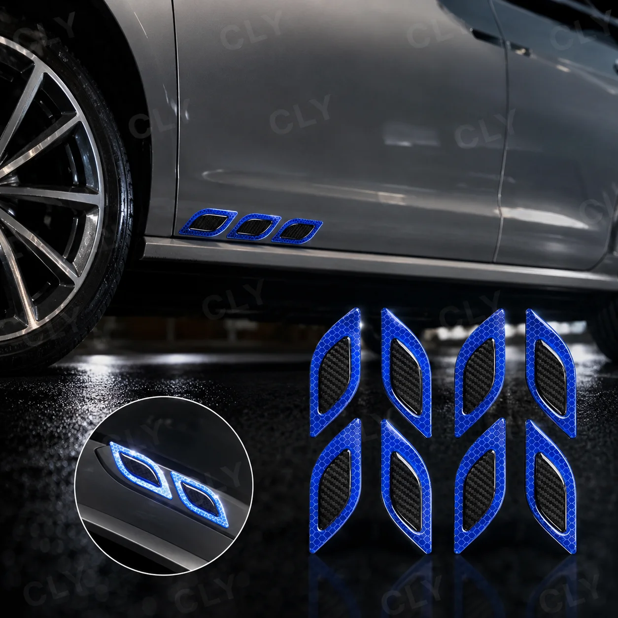 6pcs/Set Car Reflective Stickers Anti-Scratch Safety Warning Sticker for Truck Auto Motor Exterior Decorative Accessories
6pcs/Set Car Reflective Stickers Anti-Scratch Safety Warning Sticker for Truck Auto Motor Exterior Decorative Accessories