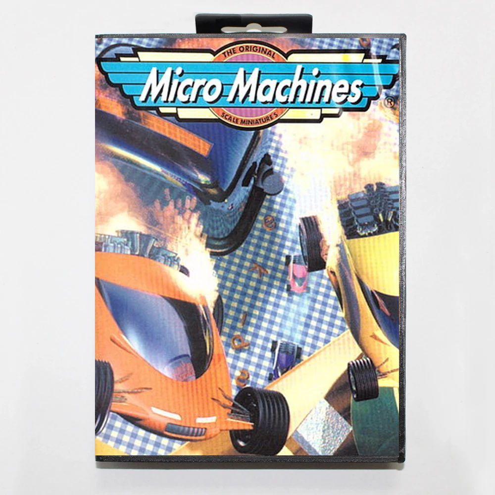 16-битный игровой картридж MD Micro Machines с коробкой RU для систем Sega Megadrive Genesis
16-битный игровой картридж MD Micro Machines с коробкой RU для систем Sega Megadrive Genesis