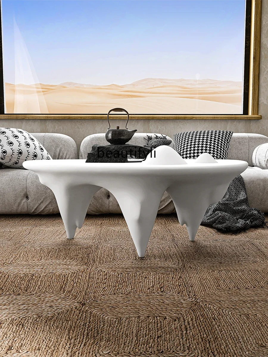 Artistic Decoration Cream Style Living Room Sofa Side Table Creative Designer Small Coffee Table
Artistic Decoration Cream Style Living Room Sofa Side Table Creative Designer Small Coffee Table