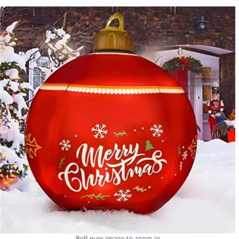 Inflatable Christmas Ball 60CM with Raised Light Beach Ball Festive Decoration Atmosphere Ball Interactive Toy Inflatable Toy
Inflatable Christmas Ball 60CM with Raised Light Beach Ball Festive Decoration Atmosphere Ball Interactive Toy Inflatable Toy