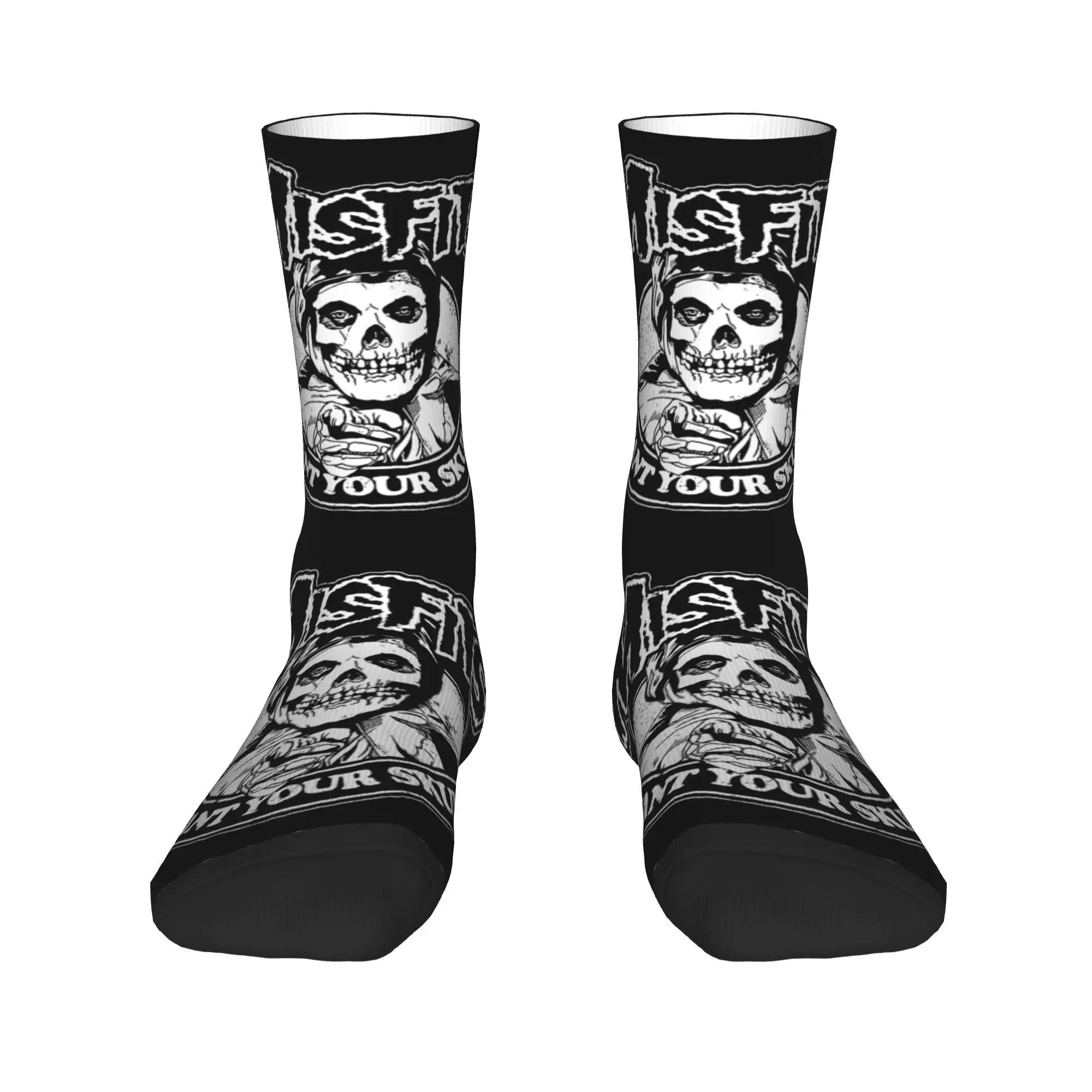 Misfits Horror Punk Rock Band Dress Socks Men Women Warm Breathbale Warm Crew Socks
Misfits Horror Punk Rock Band Dress Socks Men Women Warm Breathbale Warm Crew Socks