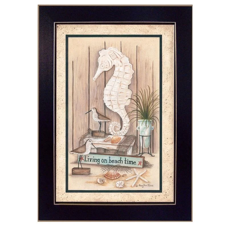 Living on Beach Time Framed Art Print Black Frame Ready to Hang
Living on Beach Time Framed Art Print Black Frame Ready to Hang