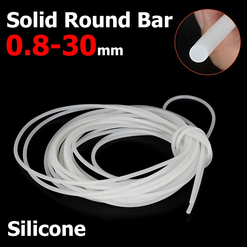 Diameter 0.8-30mm White Round Solid Silicone Strip Cord Rod Bar Trim Seal Strip White Solid Silicone Rubber Sealing Strips
Diameter 0.8-30mm White Round Solid Silicone Strip Cord Rod Bar Trim Seal Strip White Solid Silicone Rubber Sealing Strips