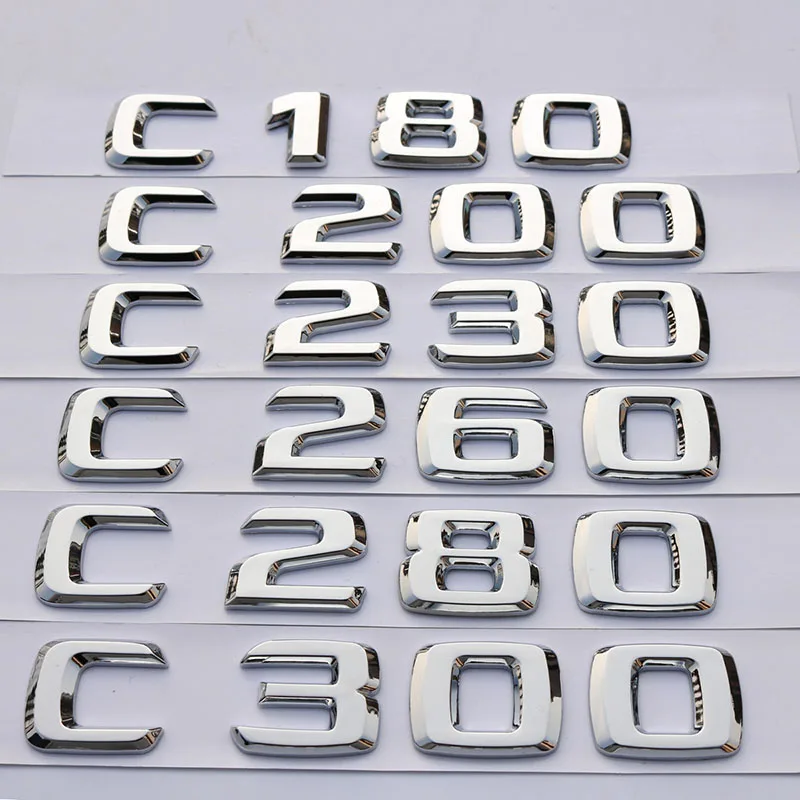 3D ABS Car Rear Trunk Badge Letters Sticker C180 C200 C220 C280 Emblem Logo For Old Style Mercedes Benz C Series Accessories
3D ABS Car Rear Trunk Badge Letters Sticker C180 C200 C220 C280 Emblem Logo For Old Style Mercedes Benz C Series Accessories
