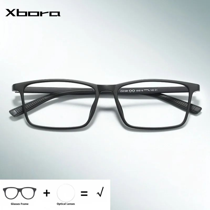 XBORA Ultra Light Men's TR90 Prescription Glasses Fashion Progressive Optical Glasses Myopia Farsightedness Glasses Z3318R
XBORA Ultra Light Men's TR90 Prescription Glasses Fashion Progressive Optical Glasses Myopia Farsightedness Glasses Z3318R