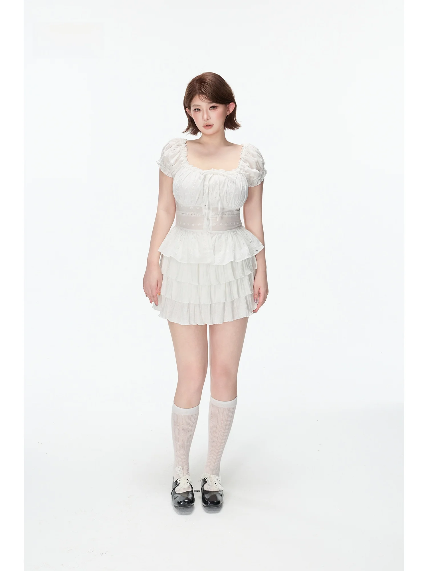 Stylish White Shirt for Women Attractive Unique Design Cotton Polyester Blend Short Sleeve UV Protection Spring Summer New Ar...
Stylish White Shirt for Women Attractive Unique Design Cotton Polyester Blend Short Sleeve UV Protection Spring Summer New Ar...