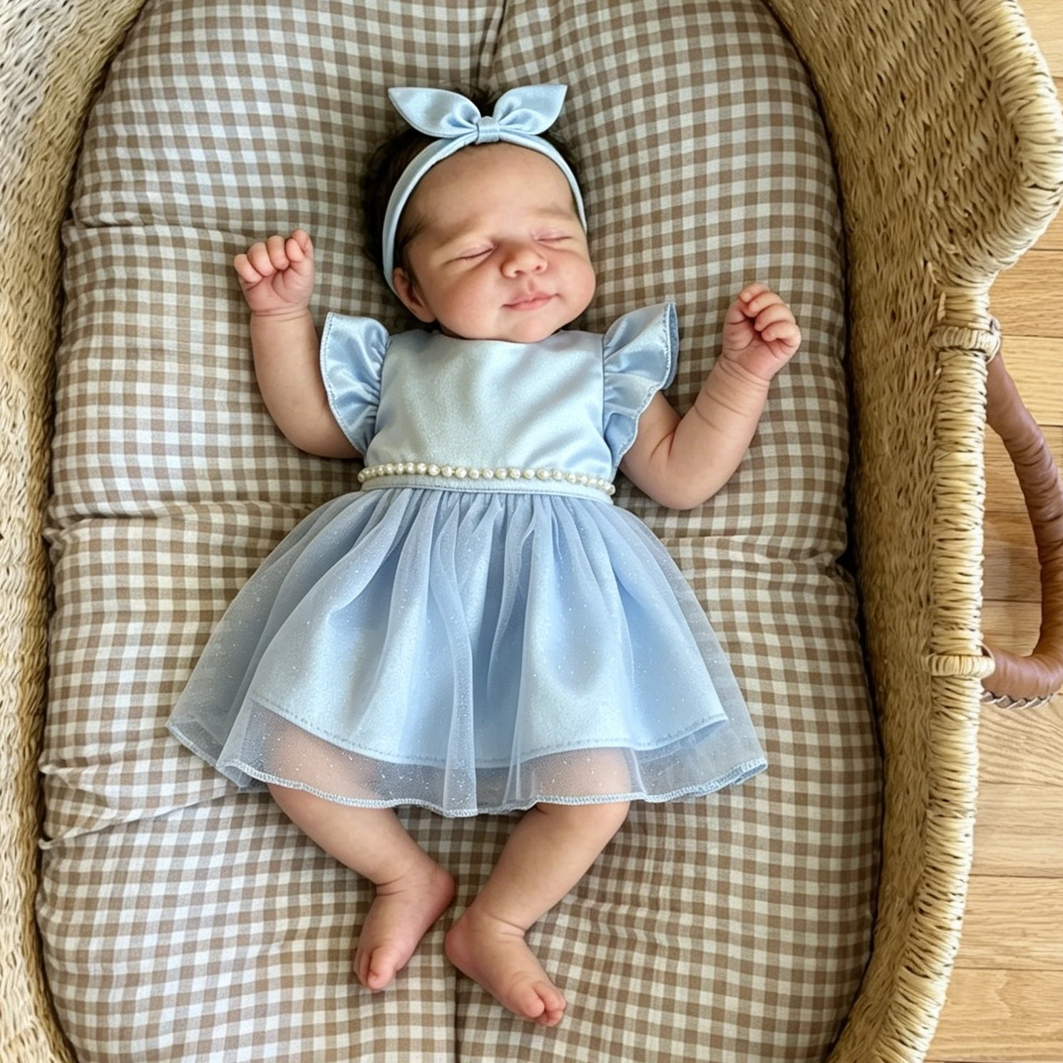 BZDOLL Reborn Baby Doll 48CM 19INCH, Lifelike Full Vinyl Body Smiling Toddler Doll with 3D-Painted Skin Kids Gift
BZDOLL Reborn Baby Doll 48CM 19INCH, Lifelike Full Vinyl Body Smiling Toddler Doll with 3D-Painted Skin Kids Gift
