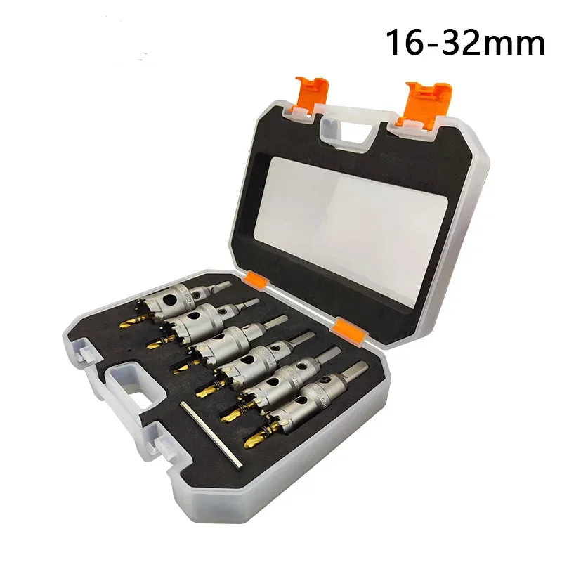 16-35mm Drilling Crown For Stainless Steel TCT Hole Saw Set Tungsten Carbide Tipped Drill Bits For Metal Alloy iron
16-35mm Drilling Crown For Stainless Steel TCT Hole Saw Set Tungsten Carbide Tipped Drill Bits For Metal Alloy iron