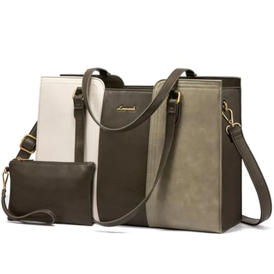 LOVEVOOK Laptop Bag for Women - Waterproof Work Bag for Women and Vintage Laptop Tote Purse with Wristlet
LOVEVOOK Laptop Bag for Women - Waterproof Work Bag for Women and Vintage Laptop Tote Purse with Wristlet