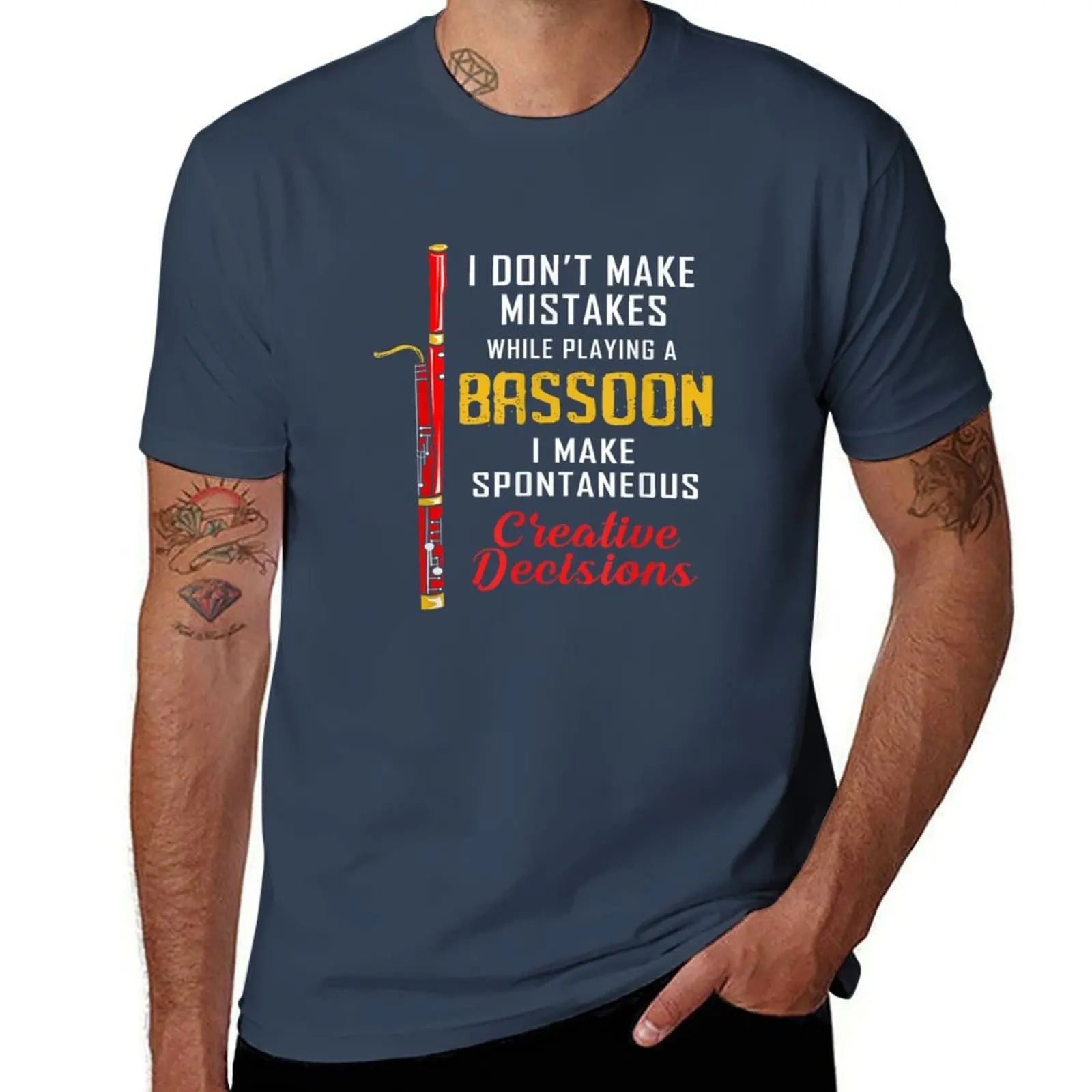 I Dont Make Mistakes I Make Creative Decisions Funny Bassoon T-Shirt t shirt man designer anime t shirts oversize T-Shirt
I Dont Make Mistakes I Make Creative Decisions Funny Bassoon T-Shirt t shirt man designer anime t shirts oversize T-Shirt