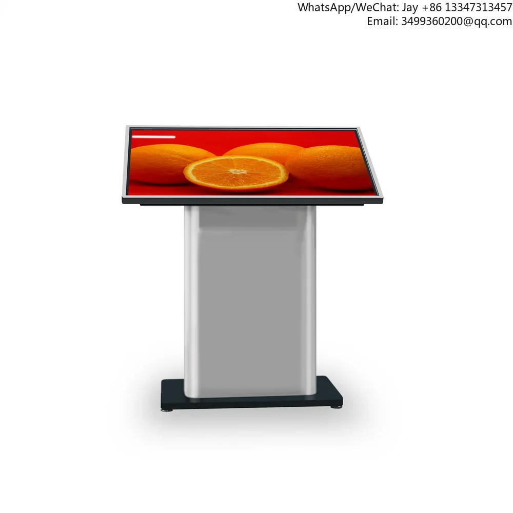 32 43 Inch Interactive Self-Service Kiosks Android Smart LED Light Digital Signage Display IR Touch Screen Inquiry Info Kiosk