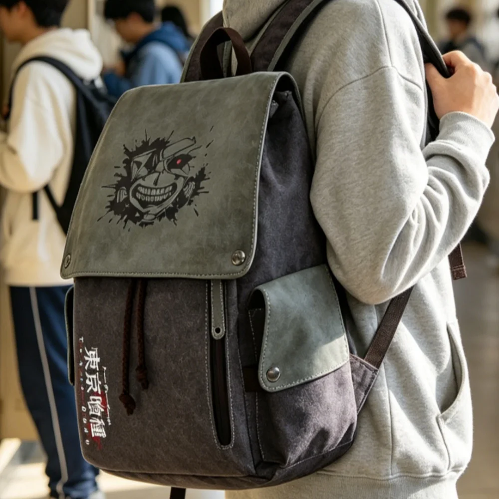 Anime Tokyoed Kanekis Pattern Backpack for Men and Women Students Large Capacity School Bags Cartoon Travel Bag Laptop Backpack
Anime Tokyoed Kanekis Pattern Backpack for Men and Women Students Large Capacity School Bags Cartoon Travel Bag Laptop Backpack