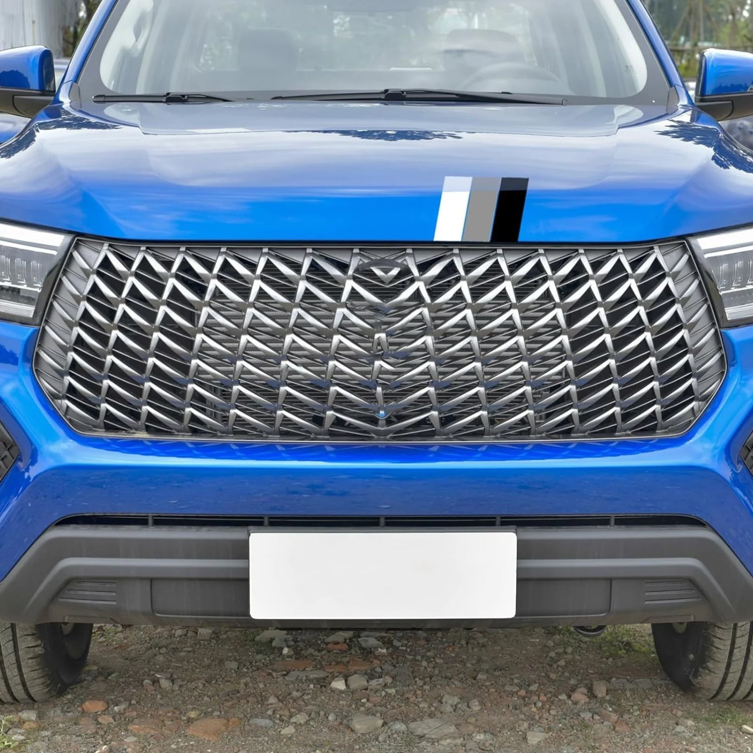 1Pc Tri-color Racing Stripes Stickers, Waterproof for Car Exterior
1Pc Tri-color Racing Stripes Stickers, Waterproof for Car Exterior