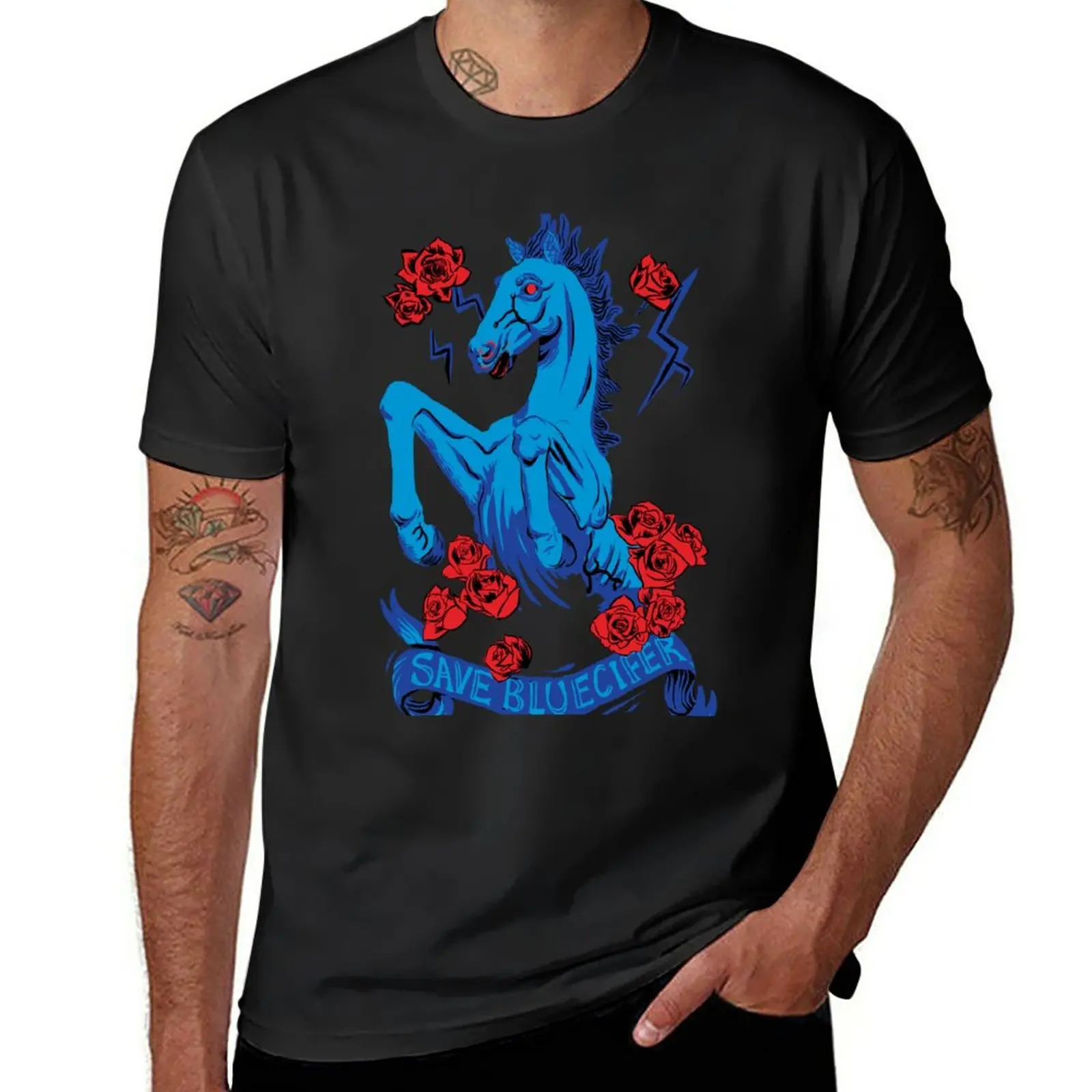 New Save Bluecifer Red Rose T-Shirt boys animal print shirt sports fan t-shirts funny t shirt mens t shirts casual stylish
New Save Bluecifer Red Rose T-Shirt boys animal print shirt sports fan t-shirts funny t shirt mens t shirts casual stylish