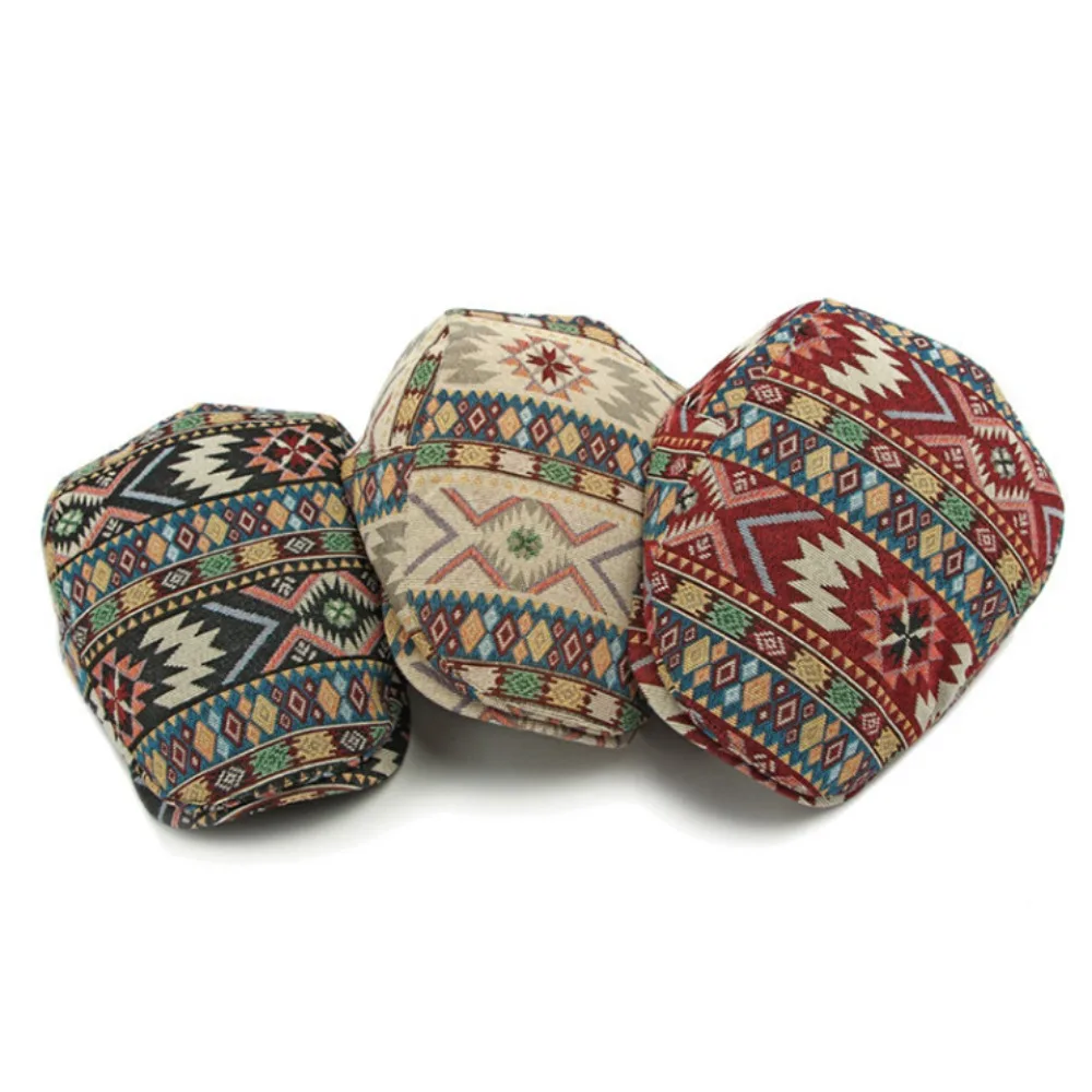 Fashion Adjustable Ethnic Style Berets Hat Bohemian Geometric Retro Newsboy Caps Painter Vintage Newsboy Flat Cap Men Women
Fashion Adjustable Ethnic Style Berets Hat Bohemian Geometric Retro Newsboy Caps Painter Vintage Newsboy Flat Cap Men Women