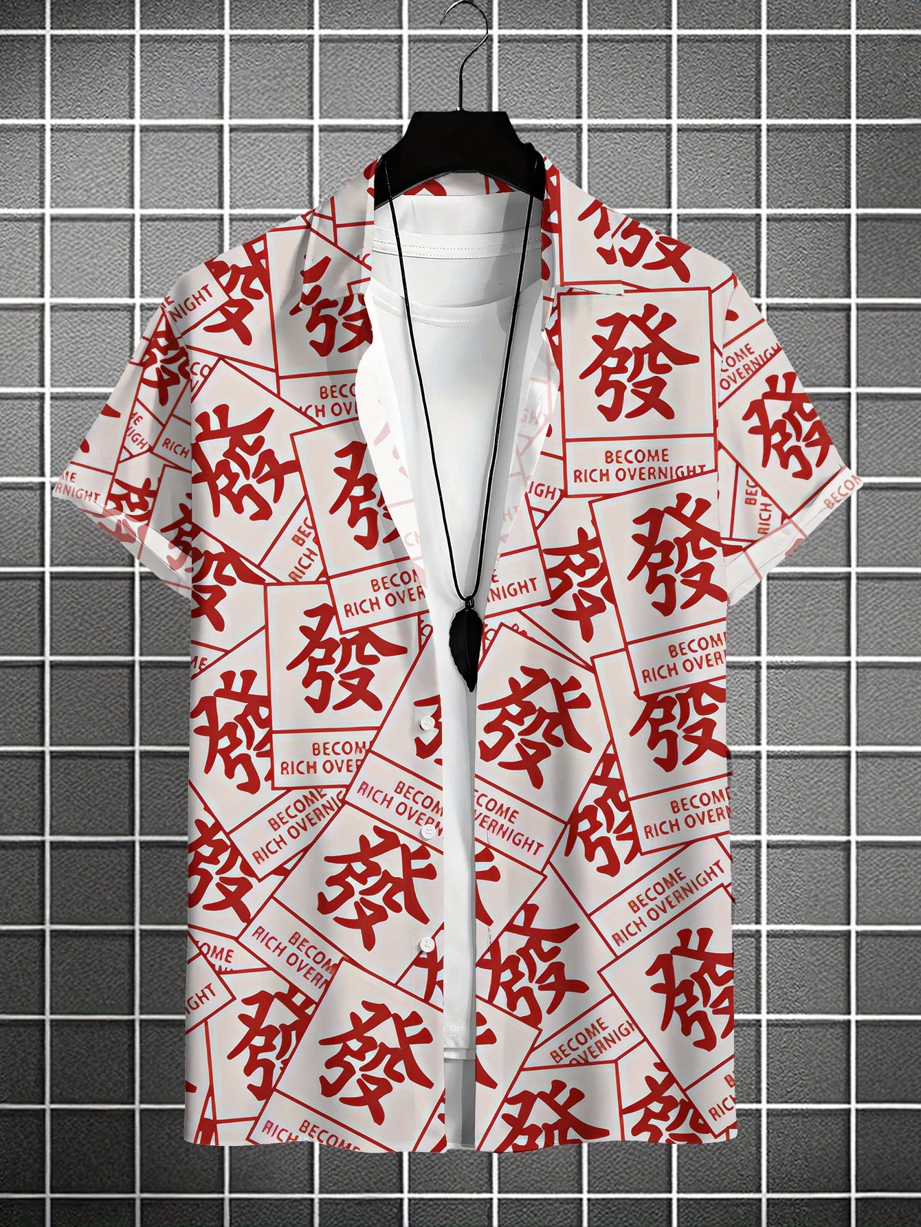 Men's and Women's Skull Print Shirts Casual Design Short Sleeve Fashion Button Tops
Men's and Women's Skull Print Shirts Casual Design Short Sleeve Fashion Button Tops