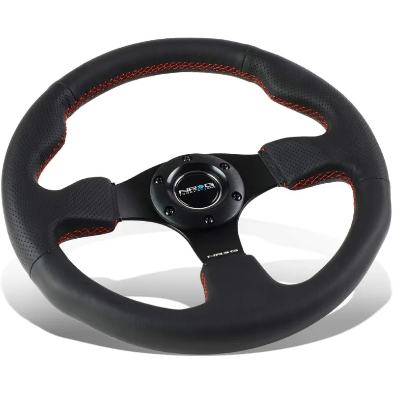 NRG Innovations RST-012R-RS Reinforced Steering Wheel (320mm Sport Leather Steering Wheelwith red stitch)
NRG Innovations RST-012R-RS Reinforced Steering Wheel (320mm Sport Leather Steering Wheelwith red stitch)