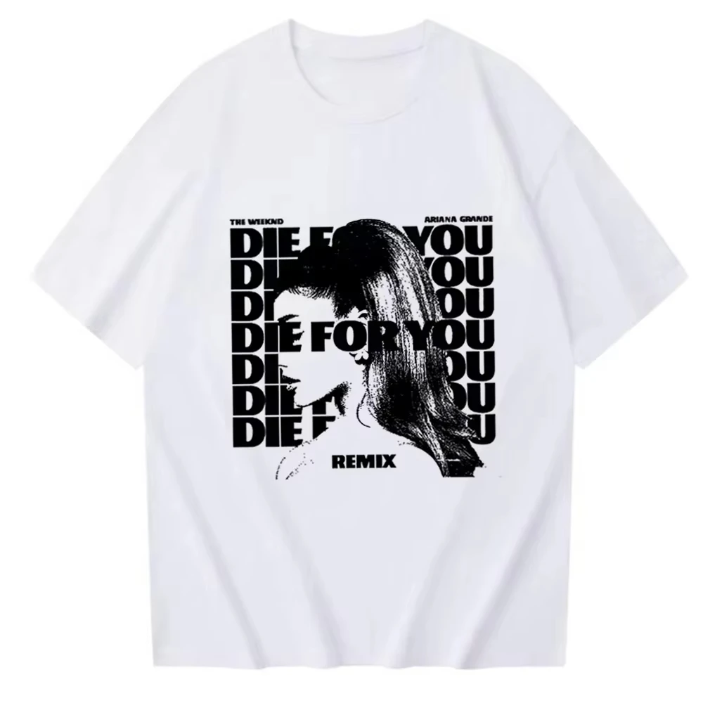 Хлопковая футболка Ariana Grande Die for You Music Merch для женщин и мужчин, повседневные футболки с принтом в стиле Харадзюку, подарок для фанатов, футболки большого размера
Хлопковая футболка Ariana Grande Die for You Music Merch для женщин и мужчин, повседневные футболки с принтом в стиле Харадзюку, подарок для фанатов, футболки большого размера