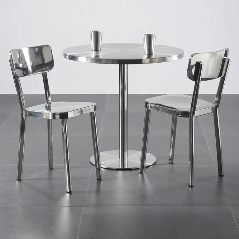 Nordic Dining Chair for The Kitchen Backrest Simple Stainless Steel Material Leisure Household Furniture Dining Chairs Bedroom
Nordic Dining Chair for The Kitchen Backrest Simple Stainless Steel Material Leisure Household Furniture Dining Chairs Bedroom
