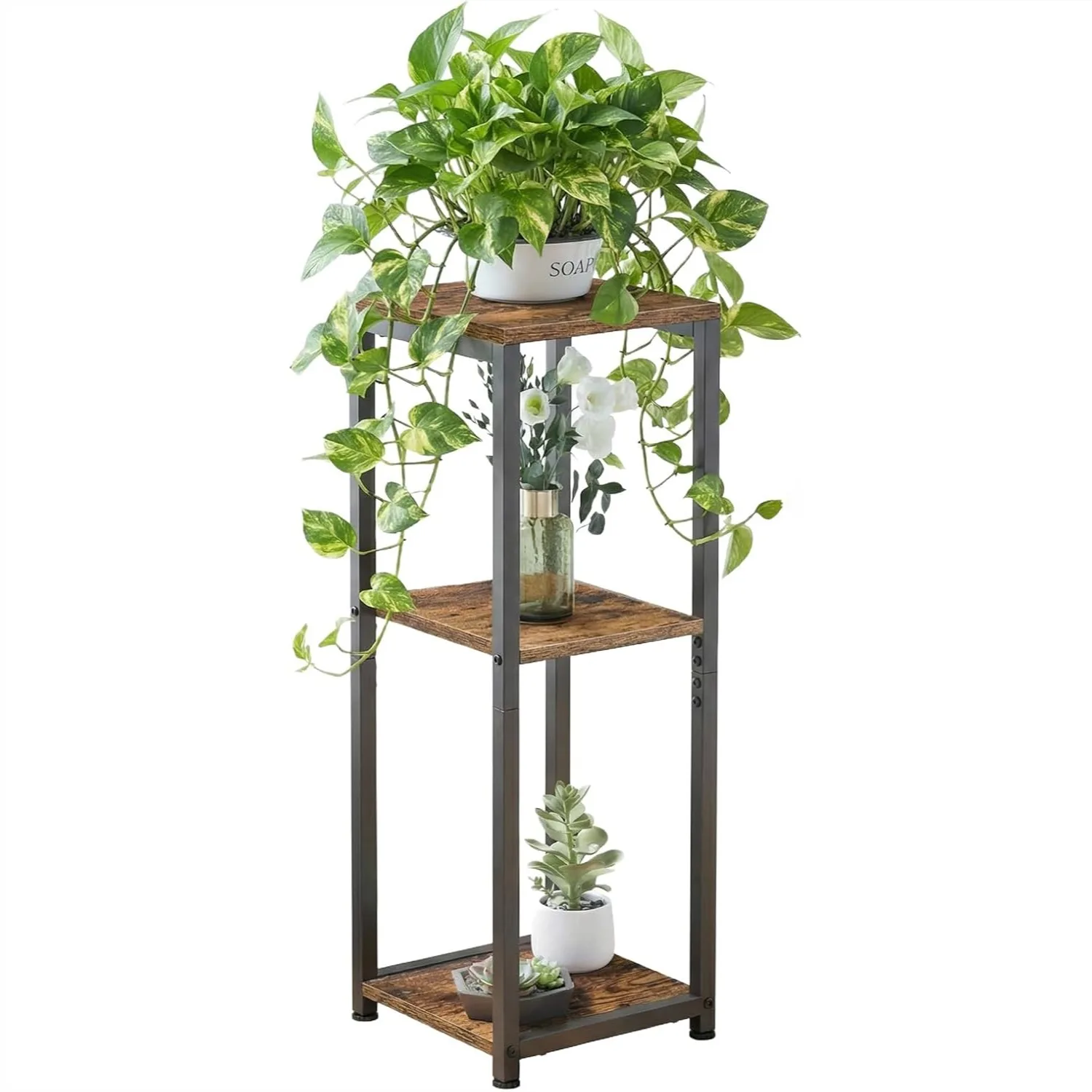 3 Tier Tall Plant Stand Indoor, 32.5" Corner Plant Stand for Multiple Plants, Multi-Functional Small Side Table
3 Tier Tall Plant Stand Indoor, 32.5" Corner Plant Stand for Multiple Plants, Multi-Functional Small Side Table