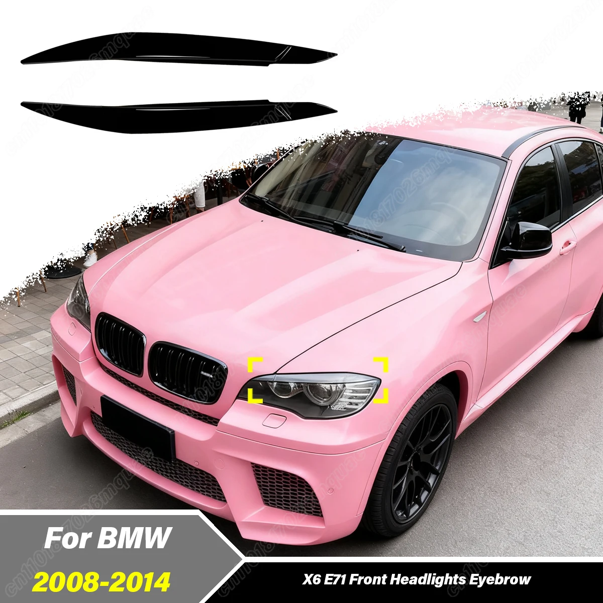 For Bmw X6 E71 2008 2009 2010 2011 2012 2013 2014 Automobile Front Headlight Eyebrows Modification Decoration Accessories Kit
For Bmw X6 E71 2008 2009 2010 2011 2012 2013 2014 Automobile Front Headlight Eyebrows Modification Decoration Accessories Kit
